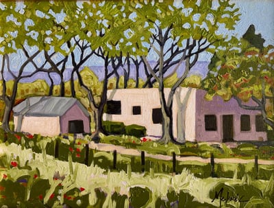 House at the Top of the Road by Melwell Romancito