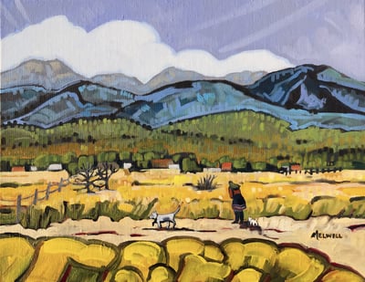Something in the Rabbit Brush by Melwell Romancito