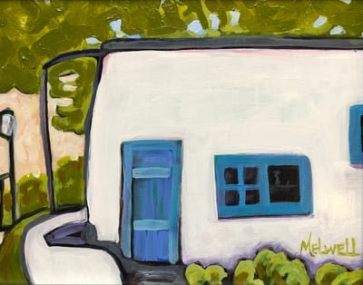 The Blue Door by Melwell Romancito