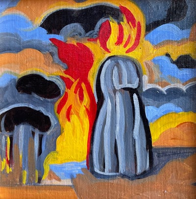 The Fire of Despair Has Been Our Savior by Melwell Romancito