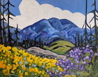 The Mountain Decides by Melwell Romancito