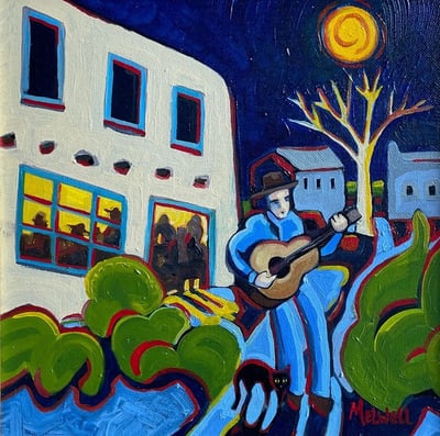 The Singer’s Shadow by Melwell Romancito