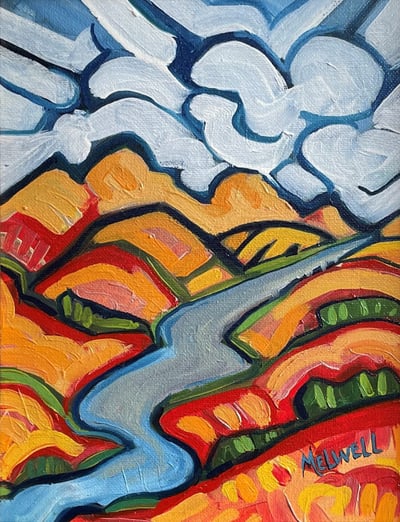 Where Clouds Feed the River by Melwell Romancito