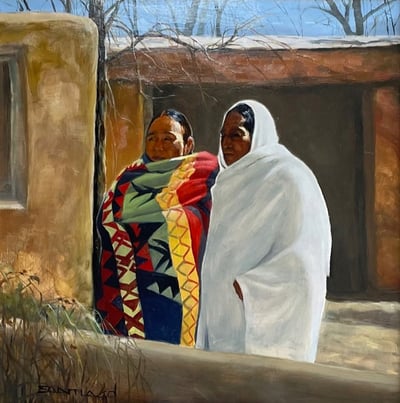 On Taos Mountain by Roseta Santiago