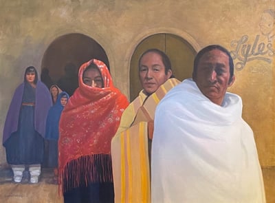 Visiting the Taos Painters by Roseta Santiago