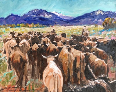 Taos Sangre de Cristo by Barry Thomas