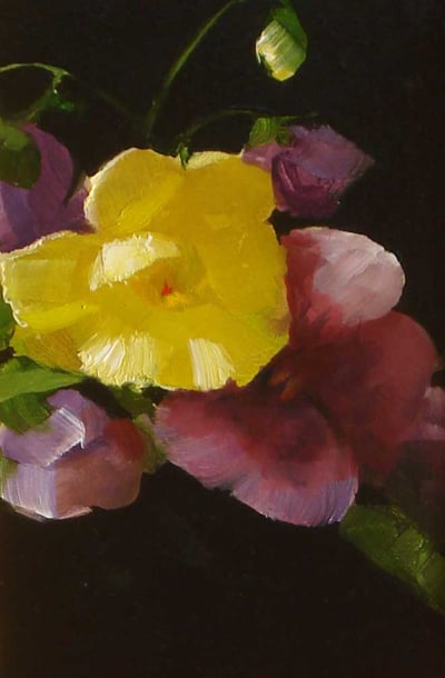 February Flowers by Tracy Concha