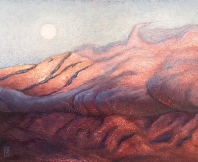 Moonrise by Nathanael Volckening