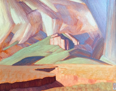 Beyond the Valley's Edge by Nathanael Volckening