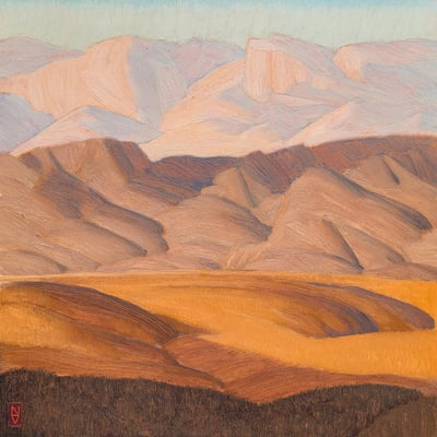 Beyond Bronze Fields by Nathanael Volckening