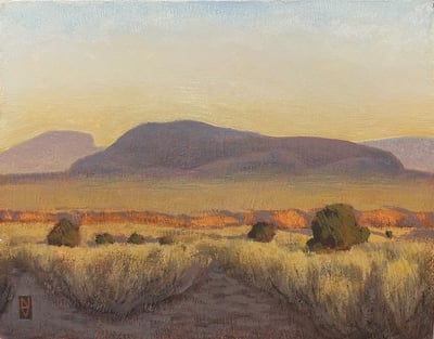 Slumbering Mesa by Nathanael Volckening