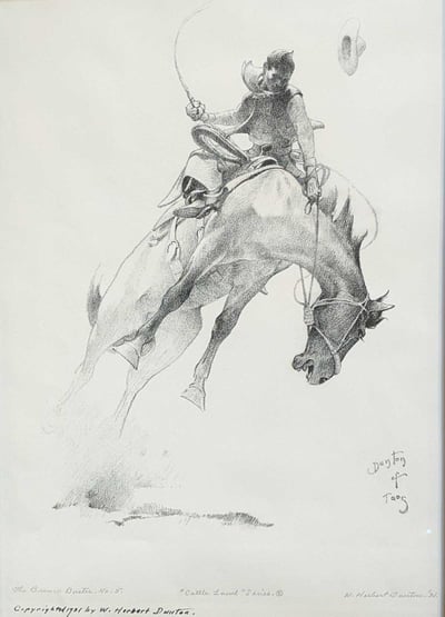 The Bronco Buster by W.  Herbert Dunton