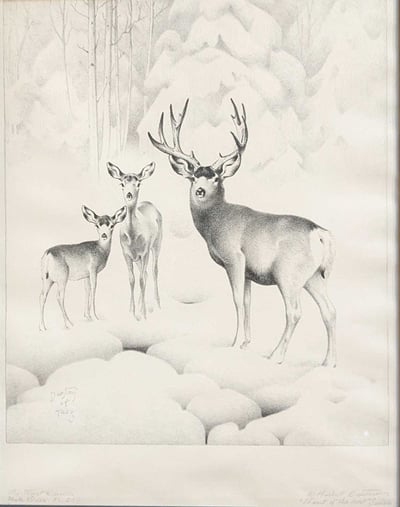 The First Snow by W.  Herbert Dunton