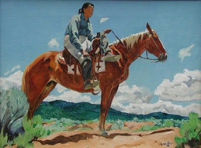 Lone Rider by Walter Ufer