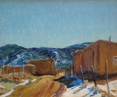 Winter Morning by Walter Ufer