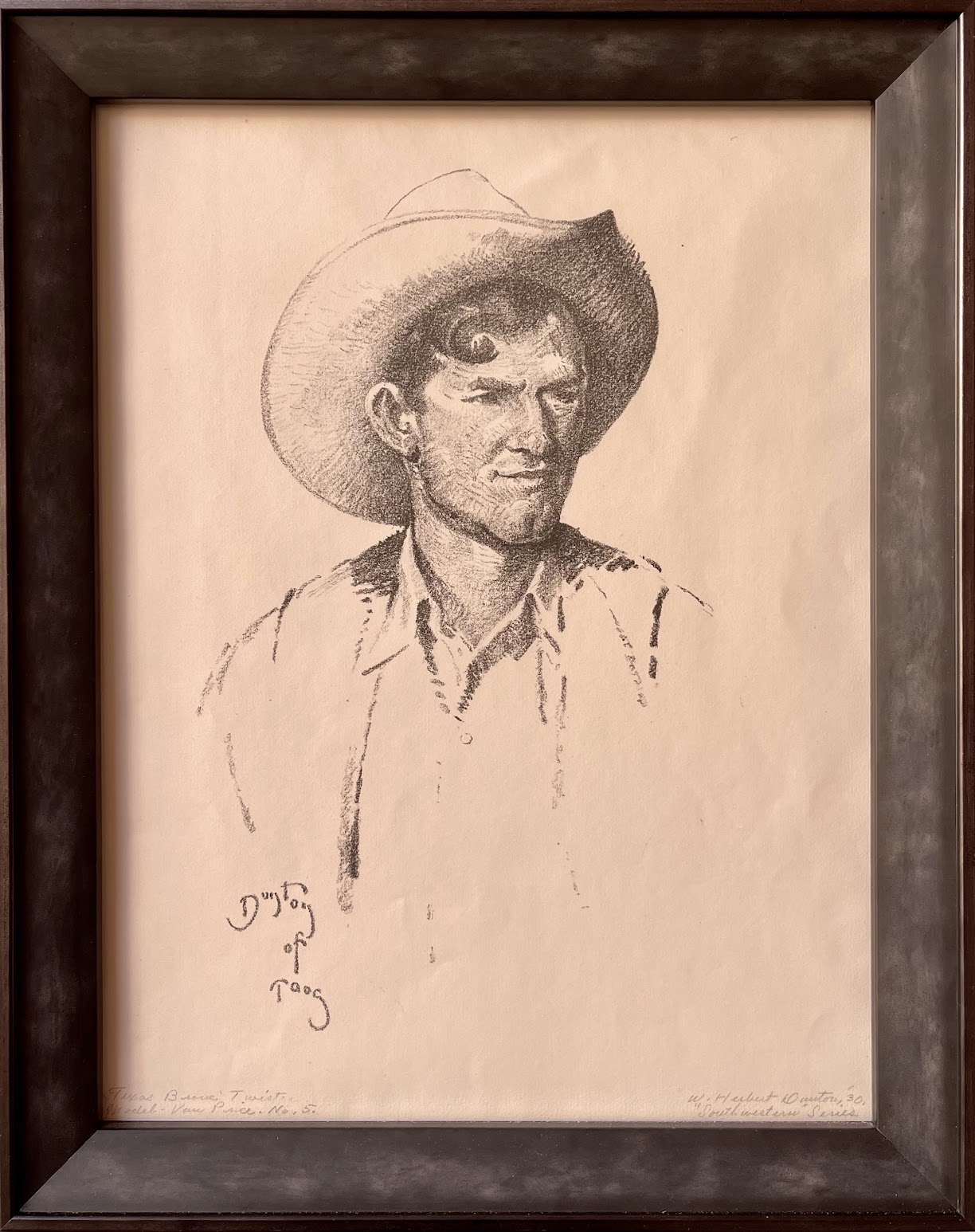 Texas Bronc Twist by W. Herbert Dunton