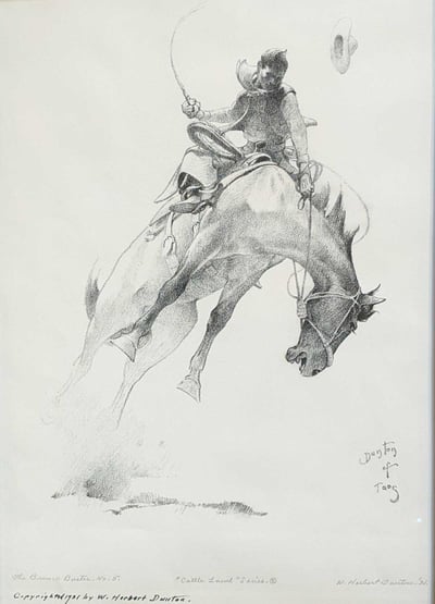 The Bronco Buster by W. Herbert Dunton