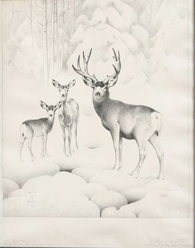 The First Snow by W. Herbert Dunton