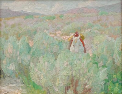 Horse in Sage by W. Herbert Dunton