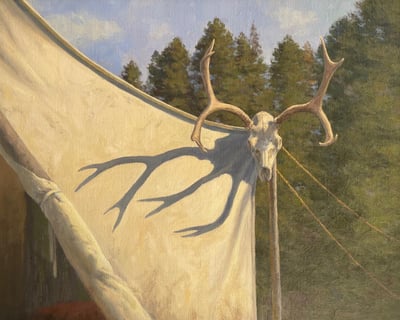 Antler Shadows by Scott Yeager