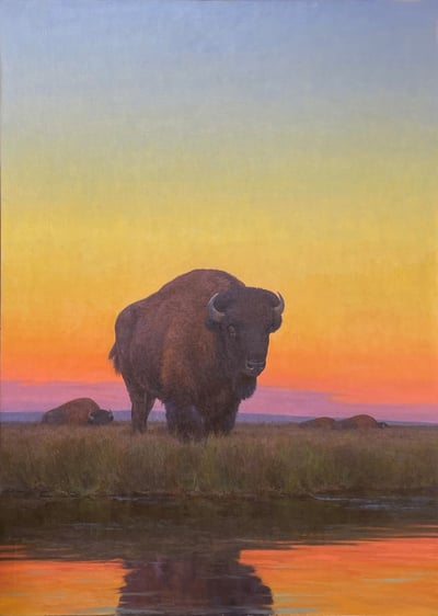 Buffalo Sky-study by Scott Yeager