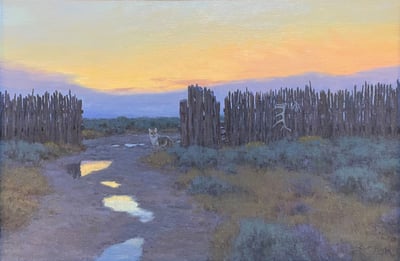 Coyote Fence by Scott Yeager