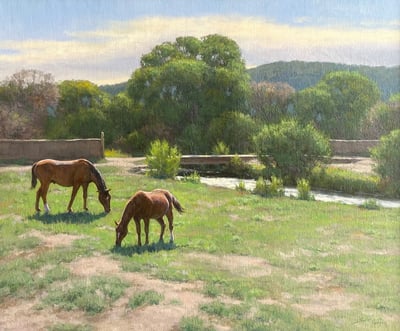 Pueblo Horses by Scott Yeager