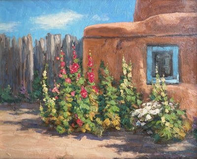 Red, White and Taos Blue by Scott Yeager