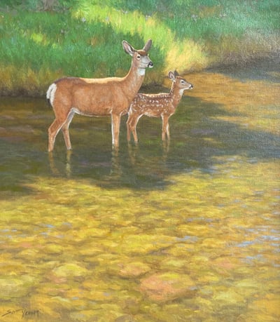 Summer Stream by Scott Yeager
