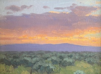 Sunset Over Sacred Lands by Scott Yeager