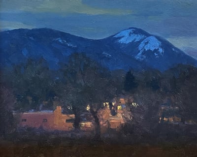 Taos at Night by Scott Yeager