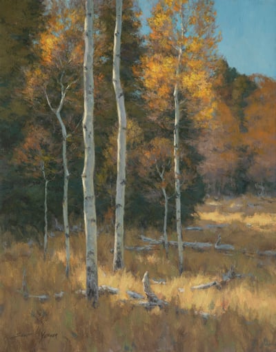 Young Aspens by Scott Yeager