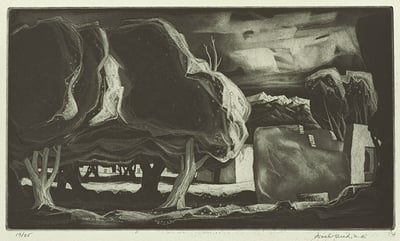 Ancient Apple Trees by Doel Reed