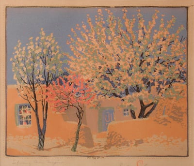 Spring, New Mexico by Gustave Baumann