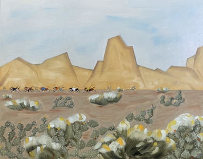 Along the Mountain Range by Chloé Marie