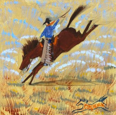Bucking Bronco by Chloé Marie