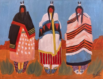 Women in Shawls by Chloé Marie