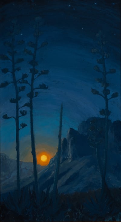 Chisos Mountain Nocturne by Katelyn Betsill Del Vecchio