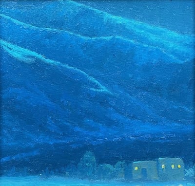 Moon and Snow by Katelyn Betsill Del Vecchio