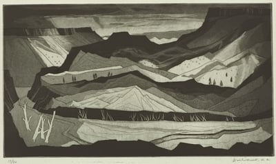 Embudo Canyon by Doel Reed