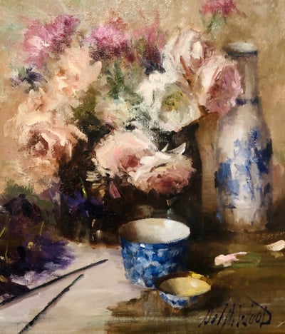 English Roses by Mary Dolph Wood