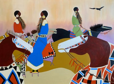 Gather Under the Eagle by Chloé Marie