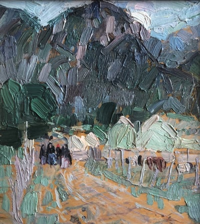 El Salto Village by Leon Gaspard 