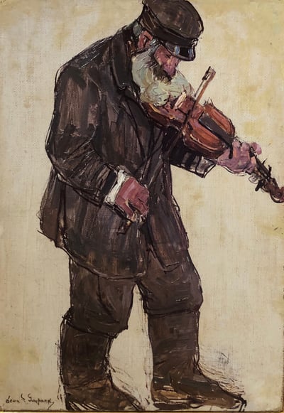 The Fiddler by Leon Gaspard 