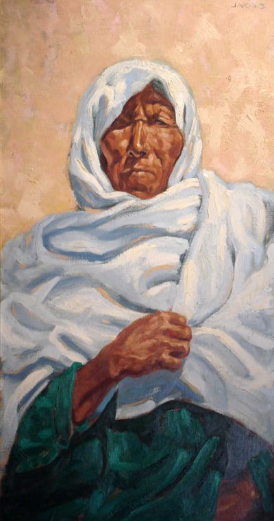 Pueblo Man by Ned Jacobs 