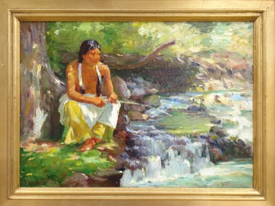 Bawlingdeer fishing by J.H. Sharp