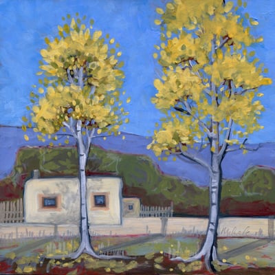 Those Aspens in Town by Melwell Romancito