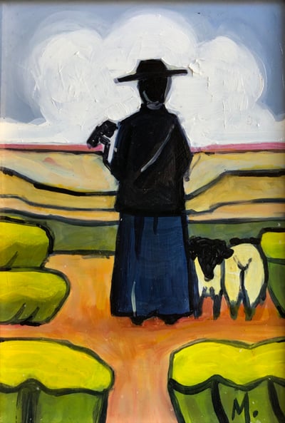 The Shepherdess by Melwell Romancito
