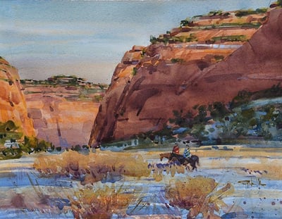 Winter Canyon by Spike Ress