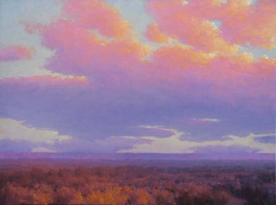 Sunset Over the Sage by Don Ward